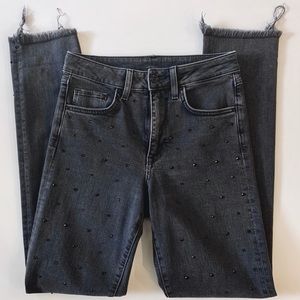 H&M Embellished Mom Jeans